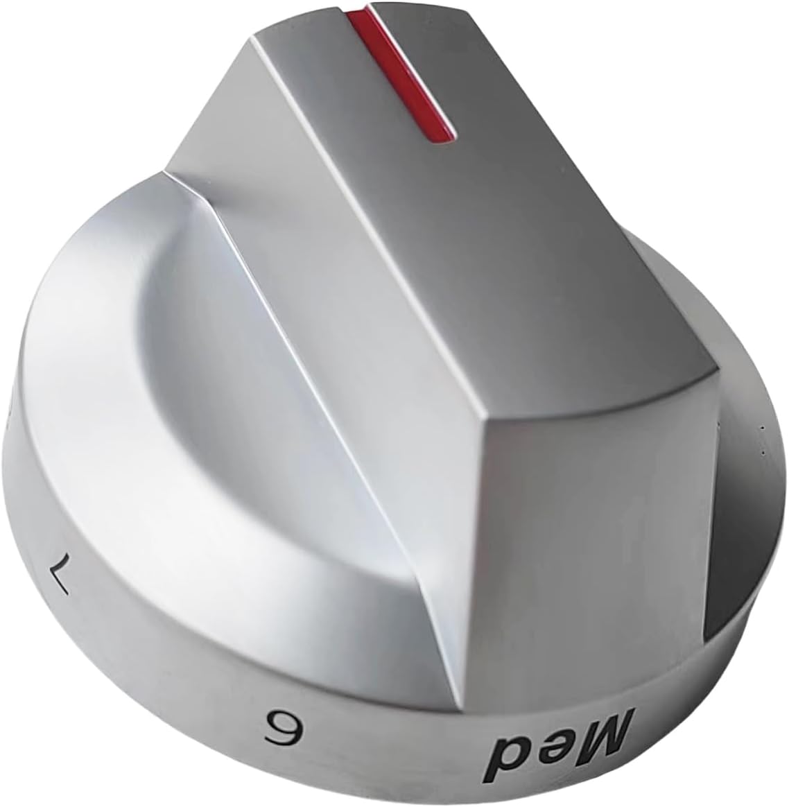 Upgraded OEM DG94-04167 (pack of 5) Gas Stove Knobs for Samsung Stoves/Ovens, DG94-04167M for Samsung Gas Stove Knobs,Fit for NX60A6111SS, NX60A6511SS/AA-01, NX60A6511SG/AA, NX60A6311SG/AA-00 (Silver)