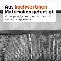 Amazon Essentials Große Kosmetiktasche, Rasiertasche, Kulturbeutel, 25,4 cm, Schwarz – Ansicht 4