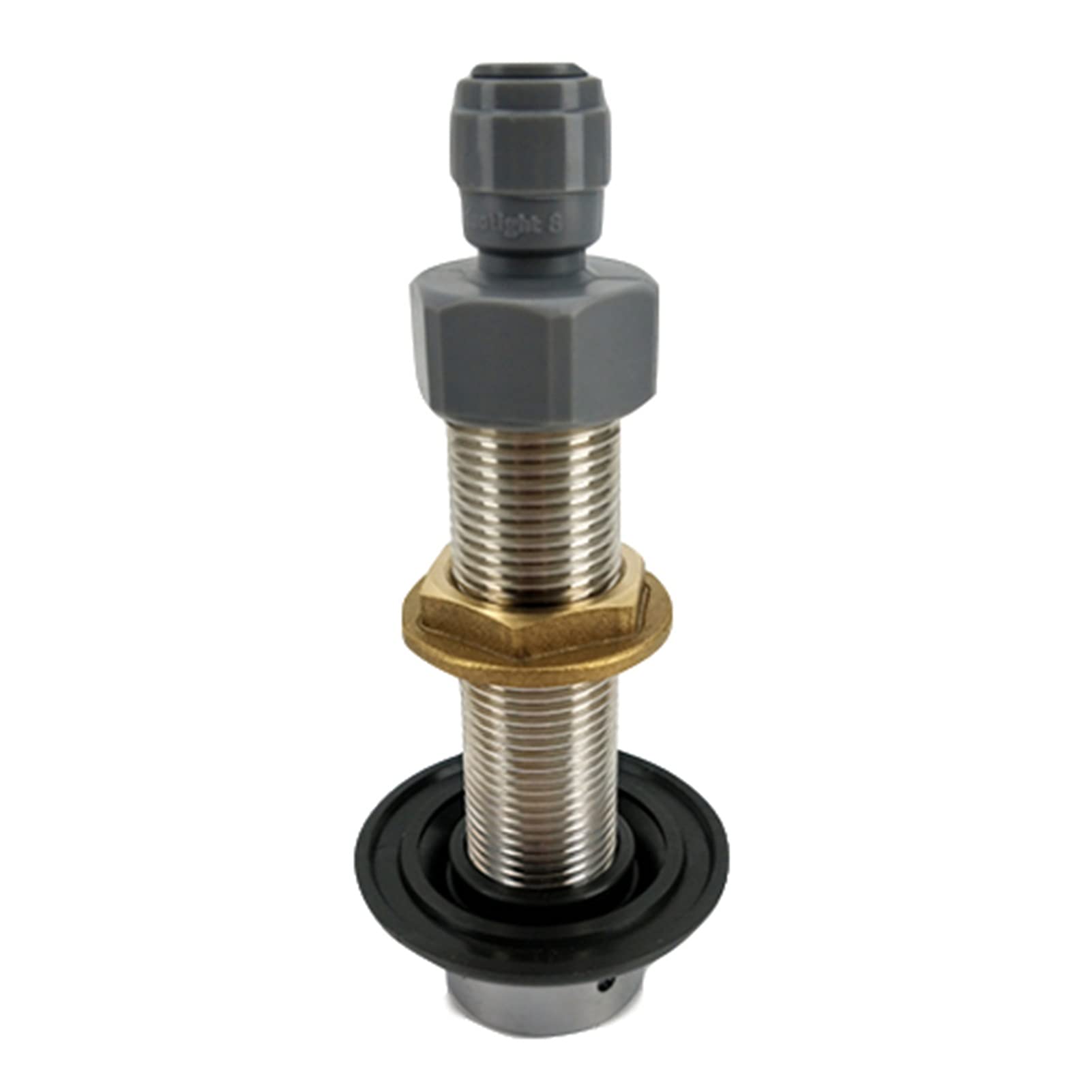 Faire du vin Kit Dix SHANK DE 0MM LONGUE - ACIER INOXYDABLE 304 (DUOTTI AU-DESSUS - 8MM (5/16) X 5 / 8INCH FEMELLE) Pour la brassage de la bière