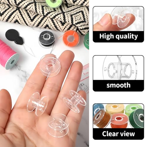 Miniatura 3 de Jeyorzy Canillas Para Máquina Coser,16pcs, Bobinas De Coser, Bobinas Plastico Para Hilos, Para Máquinas De Coser Plásticos Carretes Máquinas Coser, Para La Mayoría De Máquinas De Coser