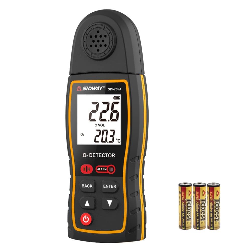 Amazon.co.jp: SNDWAYTOOLS SW763A 酸素濃度計 空気中 最大値 30