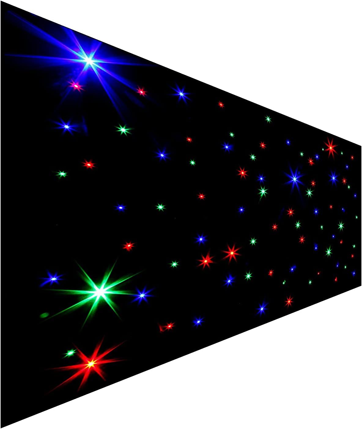 MuGuang 3x2m DMX Curtain RGB 108pc LED Star Background Curtain with Controller for DJ Stage Wedding Romantic Birthday Home Party Garden