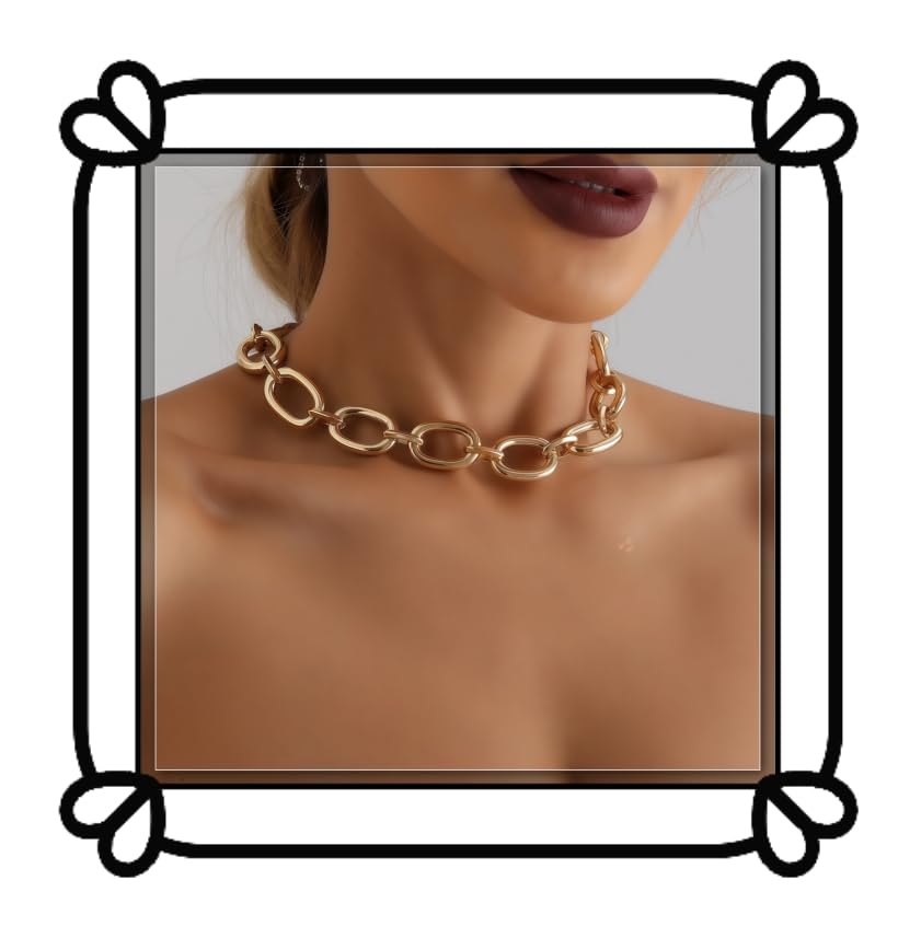 Collier ras du cou bohème épais, le cadeau idéal pour femme