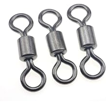 12/0-1/0# Super Large Size Rolling Barrel Fishing Swivel Black Nickle Fishing Hook Line Connector sea Boat Fishing Steel