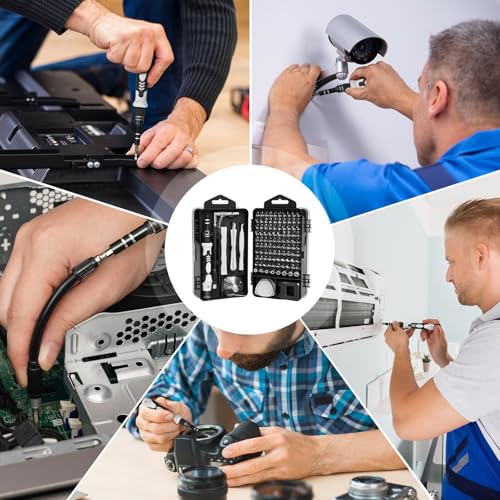 Zestaw narzędzi dla mechaników precyzyjnych, zestaw śrubokrętów precyzyjnych 135 w 1 z kluczami Torx T2 T5 T6 T8 T9, miniaturowe narzędzie naprawcze, zestaw do naprawy komórkowych iPhone, laptopów