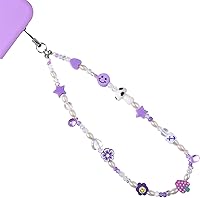 Vista 30 de Abalorio con cuentas para teléfono, correa de muñeca personalizada hecha a mano, llavero para teléfono