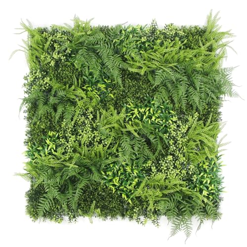 ULAND 40"x40" Artificial Greenery Hedegs Wall, Vertical & Wall Planters