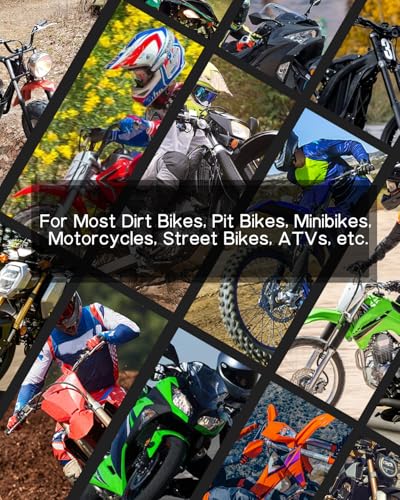 image for JFG RACING Dirt Bike Handlebar Pad Motorcycle Cross Bar Square Pad for