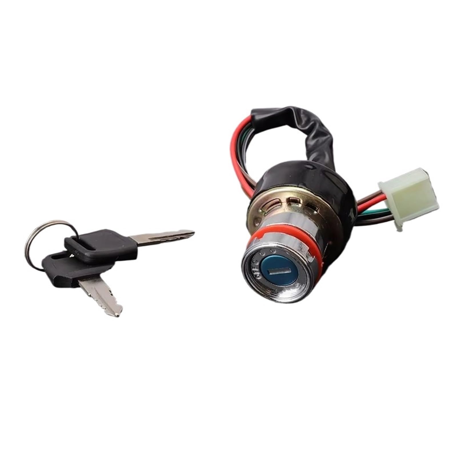 para Yamaha para Suzuki Scooter ATV Dirt Bike Go Kart Coche Motocicleta Interruptor Encendido 3 Posiciones 6 Cables con 2 Llaves Cerradura De Encendido