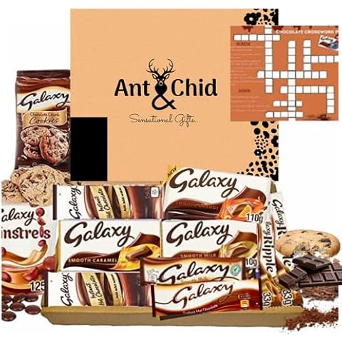 Galaxy Chocolate Gift Set Hamper-Galaxy Chocolate Bars,Galaxy Chocolate Cookie Crumble,Galaxy Salted Caramel,Galaxy Chocolate bar, Galaxy Counters Hot Chocolate Cover