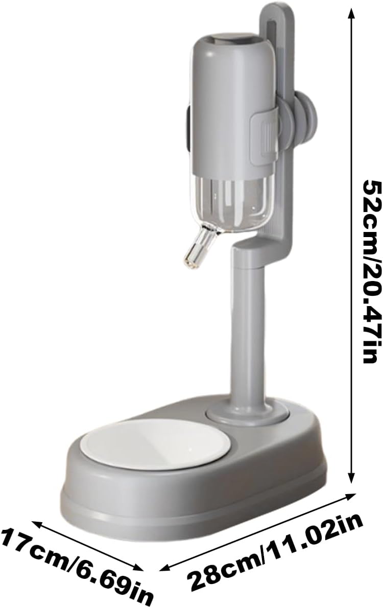 Dog Water Bowl Dispenser,Anti Drip Bottle,750ml Pet Standing Water Dispenser - for Small Animals, Hamster, Squirrel, Hedgehog Bunny