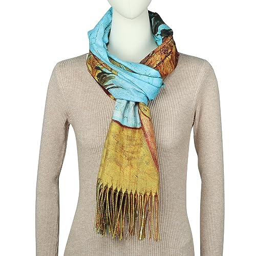RIIQIICHY Scarfs for Women Fall Winter Scarves Pashmina Shawls and Wraps for Evening Dresses3