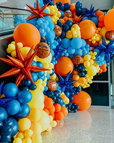 Image of 3pcs 26inch orange Star foil balloons.orange Explosion Star burst star balloon-Spike cone balloon for birthday party decorations,wedding,Bachelor party