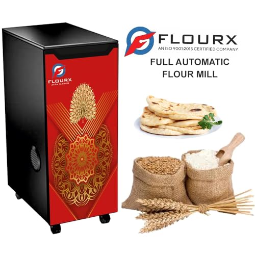 Image of Atta Maker | Flour Mill | Atta Chakki Machine for Home | Automatic Domestic Ghar Ghanti for Grinding Masala and Grains, with Standard Accessories (I-Nox)