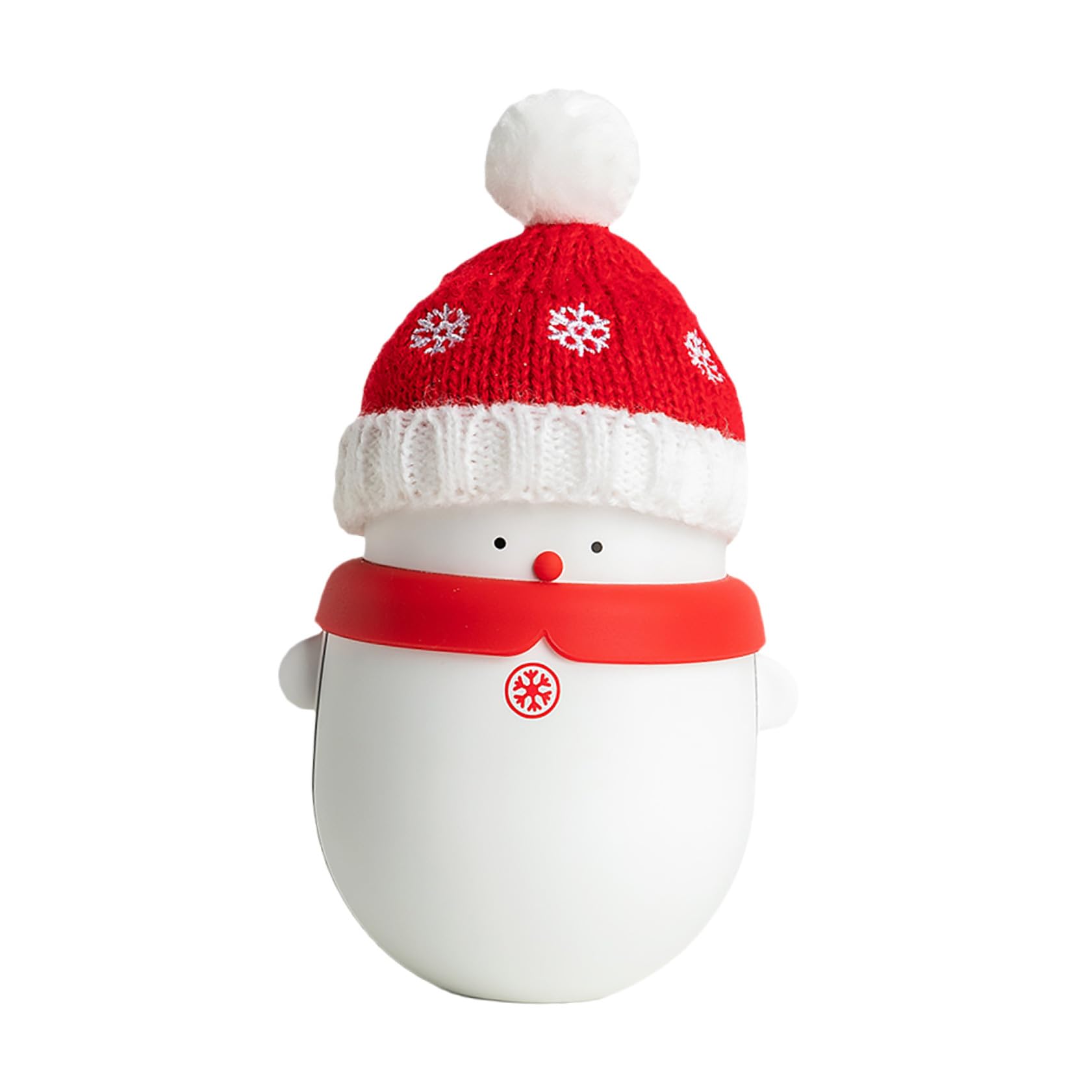 BESPORTBLE 1pezzi Scaldamani Portatile Tascabile Forma di Pupazzo di Neve di Natale Power Bank USB Multifunzione Ricaricabile Calore Durevole e Sicuro