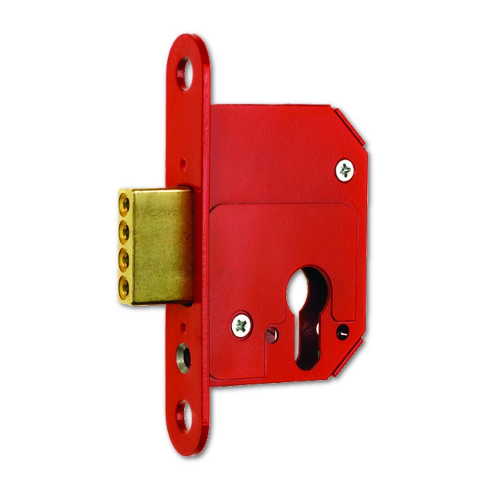 ERA 263 Fortress BS Euro Deadlock With Cylinder 263-51 - 64mm Satin Chrome