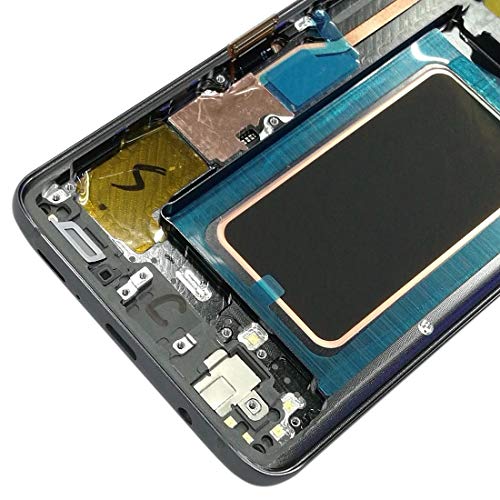 Écran LCD Galaxy S9 Plus G965F avec châssis gris pour remplacement