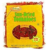 Roland Foods Sun-Dried Tomato Strips, 2.5 Pound Bag, Pack of 2