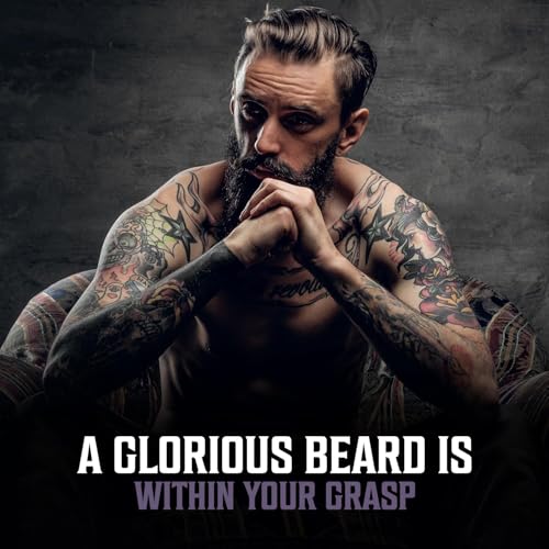 Image of Viking Revolution Beard Oil with Clary Sage for Men - Natural Blend with Argan and Jojoba Oils for Softening, Strengthening, and Moisturizing