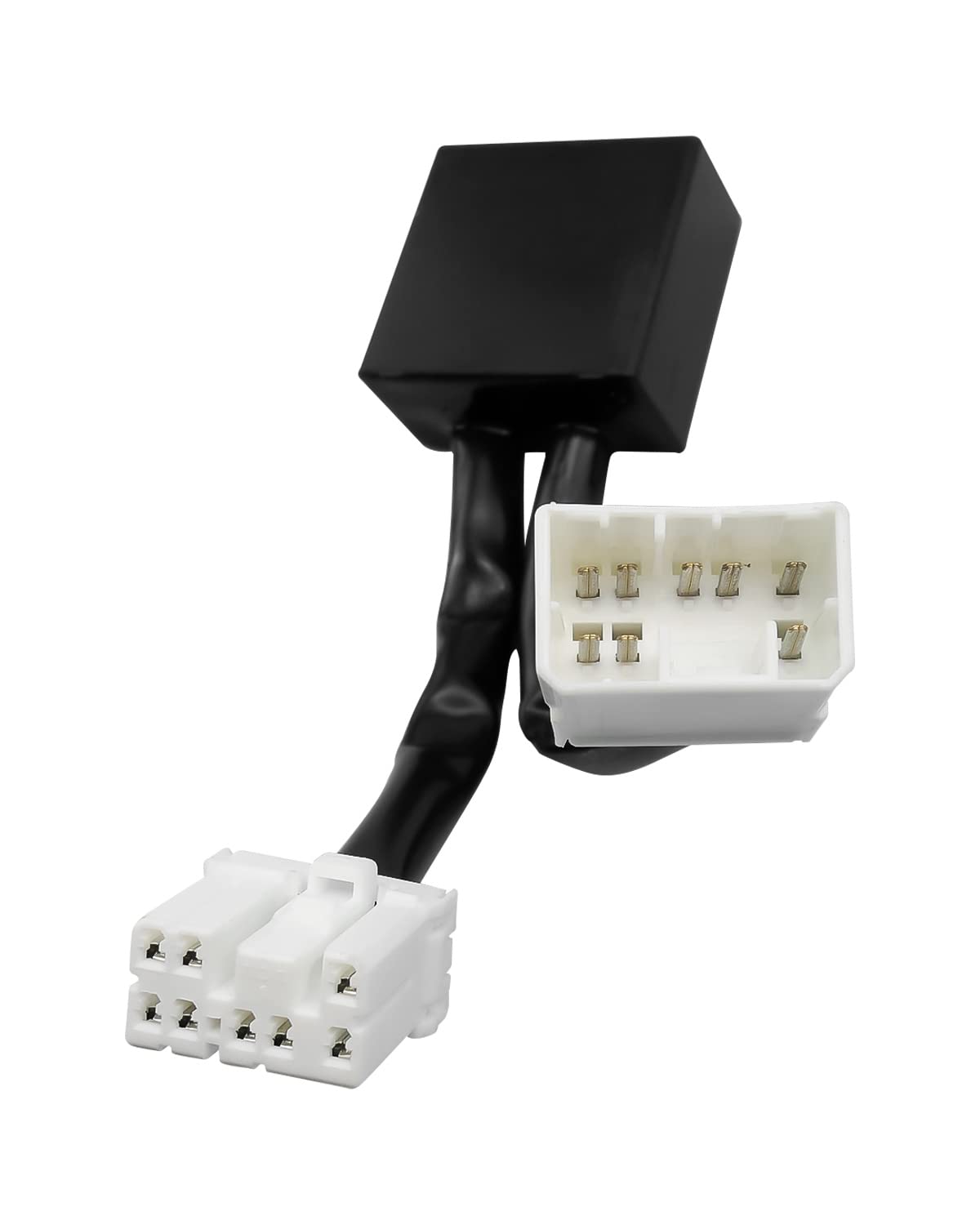 Resistencia de señal de giro para motocicletas Harley Davidson FLHR FLHRC FLHTC FLHTCU FLHTK Sportsters Dyna, 8 pines enchufables, luces LED para funcionar, módulo de giro de freno