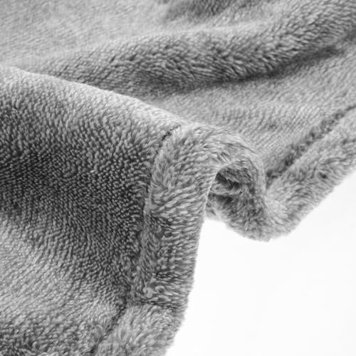 Manta portátil de aire acondicionado tamaño grande Homoyoyo gris para siesta cómoda 7