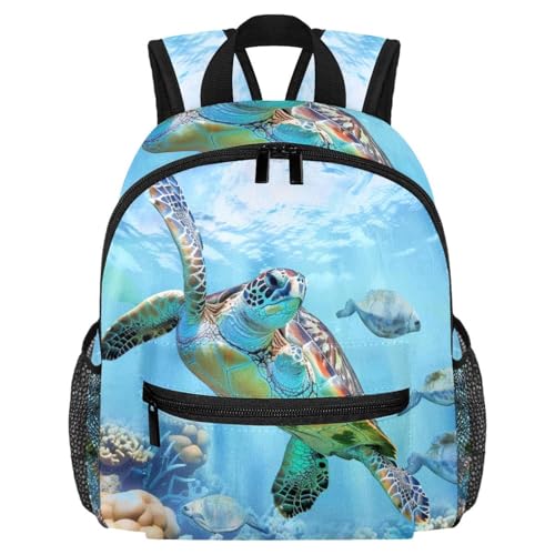 Sac à dos pour enfant vintage imprimé crabe moderne fille petit cartable