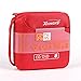 New 32 Disc CD DVD Portable Wallet Storage Organizer Holder Case Bag Album Box - Red