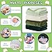 Frienda 4 Pcs Baby Fuzzy Blanket Fluffy Baby Blanket for Boys Girls Soft Warm Infant Newborn Toddler Receiving Nursery Bed Supplies, 32 x 24 Inch(Green Color)