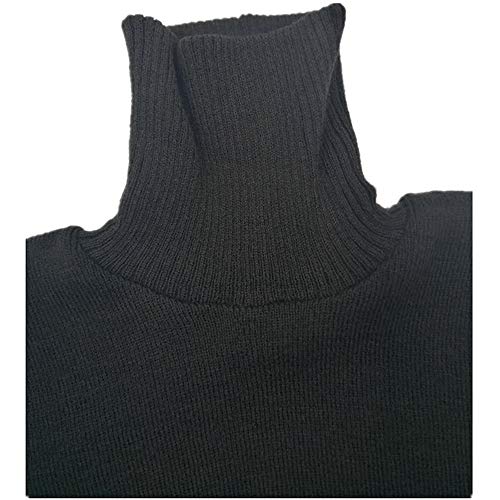 Vpang Knitted Mock Turtleneck Fake Collar Winter Unisex Half Blouse Pullover Dickey False Collar Faux Collar4