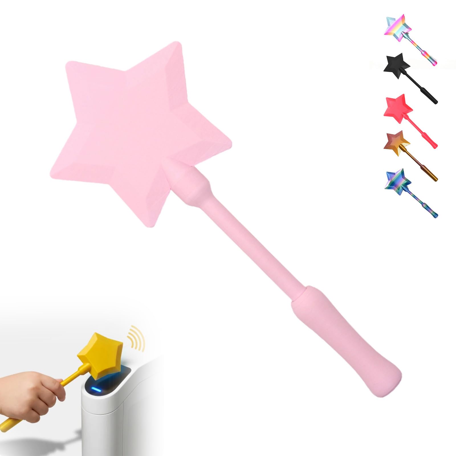 Credit Card Wand 3D Printed Tap-to-Pay Magic Wand for Contactless Payments - Perfect Credit Card Holder for Raves, Parties, Pranks, and Festivals (pink)