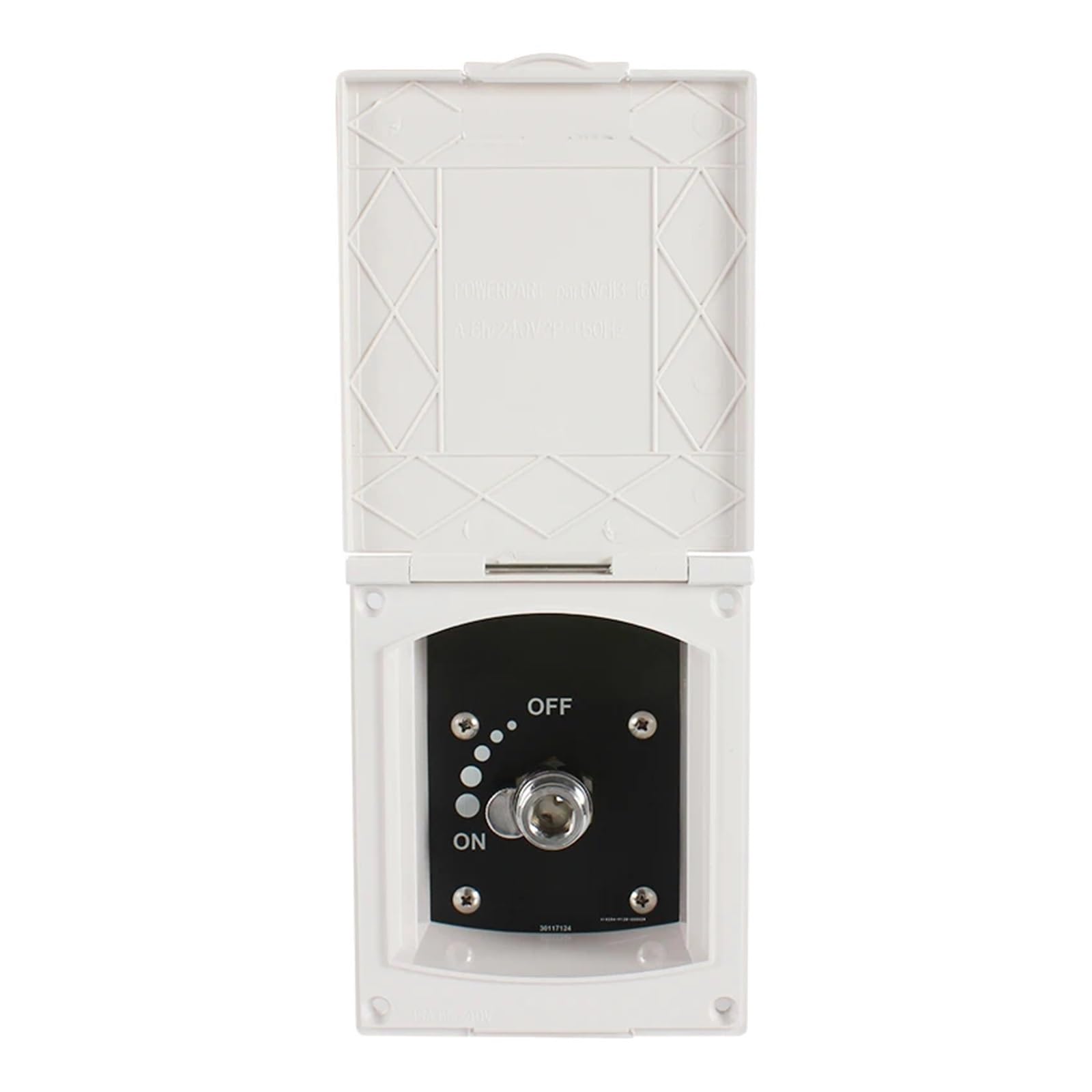 ZQFHSX White Exterior Shower Box Kit Pull Out Faucet Bathroom Sink Kitchen For Caravan RV Boat Motorhome Modification(Only box)