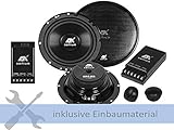 2-Wege Kompo, Frequenzgang: 58 Hz - 22000 Hz, Empfindlichkeit: 90 dB, Impedanz: 4 Ohm, Einbautiefe: 58 mm, Einbaudurchmesser: 140 mm