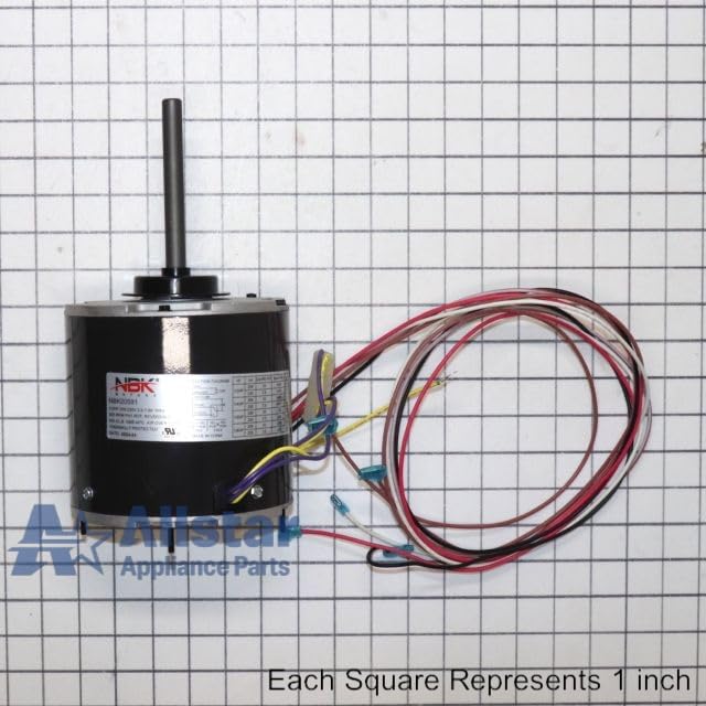 Amazon.com: NBK-20591 Condenser Motor 208-230V, 825 RPM, 1/3-1/6