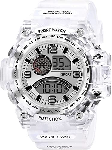 MASTRENA Digital Grey Dial Silicone Strap Mens Watch -MSG1080 (B0953BJN48) Amazon Price History, Amazon Price Tracker