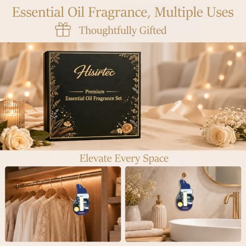 Image of Hanging Car Air Freshener, Adjustable Fragrance Control, New Car 4 Pack | Liquid Oil Diffuser, Customize Scent Intensity, Lasts 40+ Days, Car accessories, For Car, Home & Office