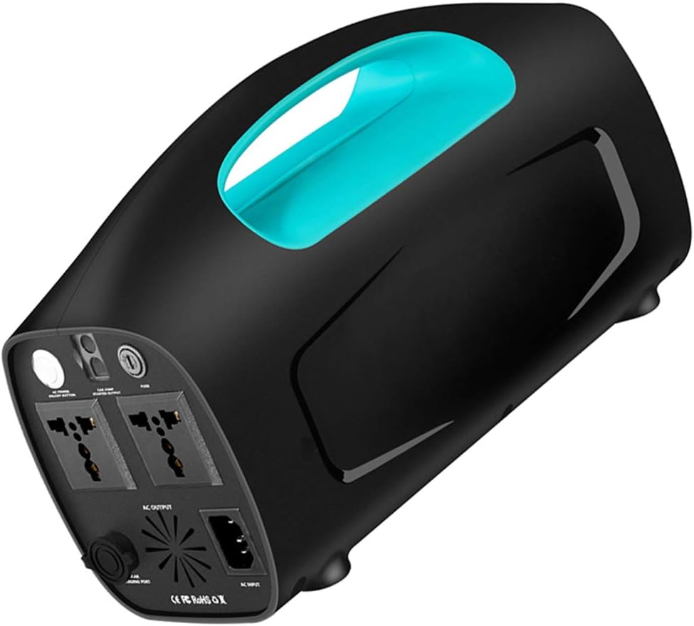 180000 Mah 800 W Pure Sine Wave Power Inverter With Solar Charger - 4 USB /12V DC /110-235±5 V AC Output Portable Power Bank - 400 A Car Battery Jump Starter Pack For Outdoor Home Camping And More