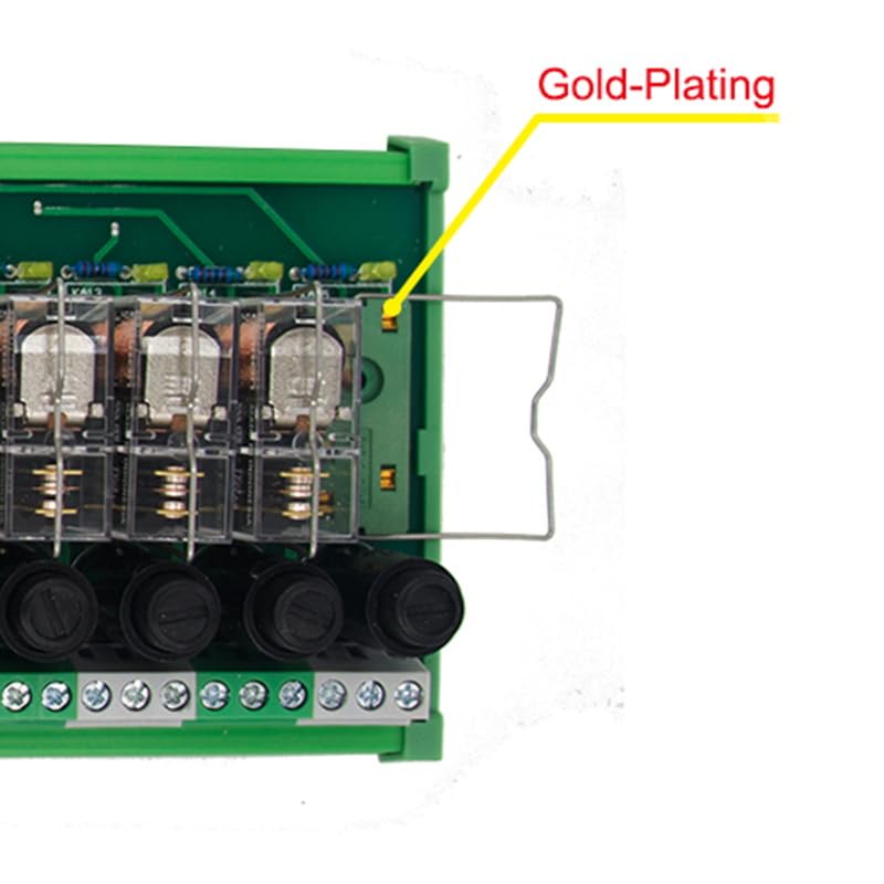 16 Channel 1 SPDT DIN Rail Mount G2R 24V DC/AC with Fuse Interface Relay Module