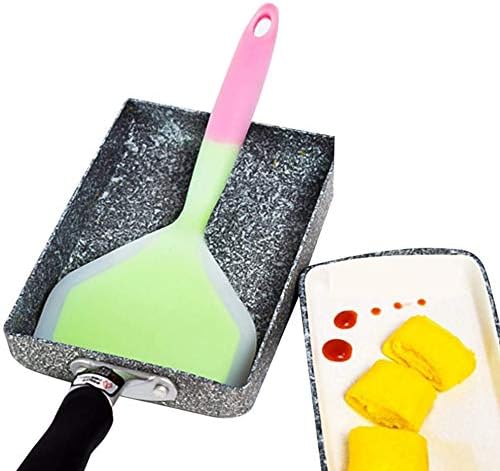 Miniatura 6 de Espátulas de silicona para cocinar, pala de silicona para hornear carne de res, raspador de huevos, resistente al calor, herramientas