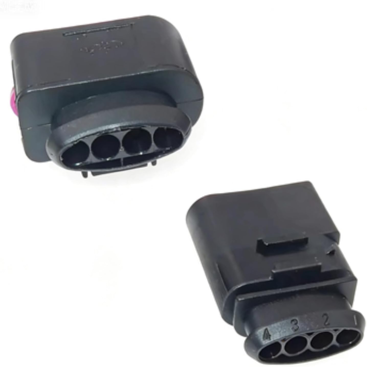 Automotive Ignition Coil Parts Compatible With VW 1534159-1 4 Pin Car Ignition Coil Connector Plug 1J0973724 1J0973824 Replacement Parts(Female With Wires)