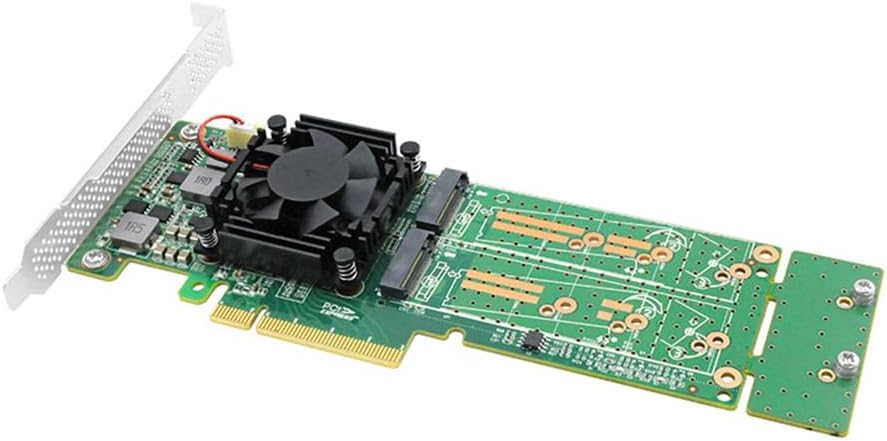 PCI Express x 8 to Quad M.2 NVMe SSD Switch Adapter
