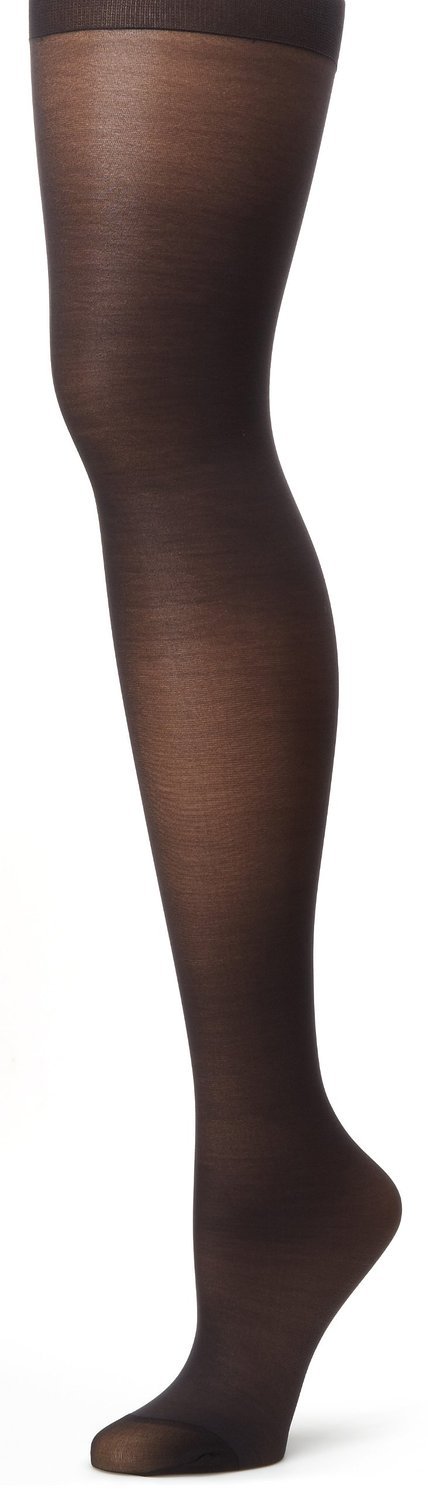 hanesWomens Alive Control Top Reinforced Toe 6-Pack, E, Jet