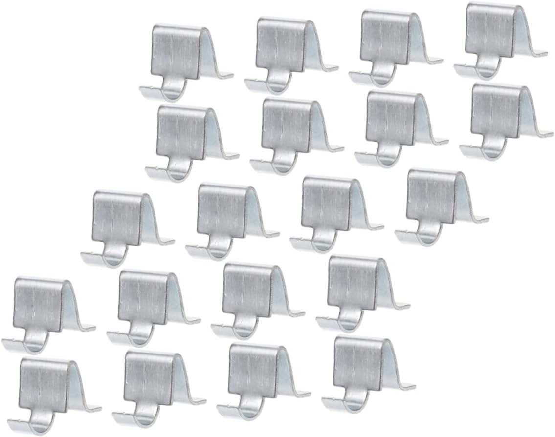 Mikikit 60pcs Heavy Duty Cabinet Shelf Support Clips Shelf Pegs for File Cabinets and Bookcases for Shelving Kitchens and Closets