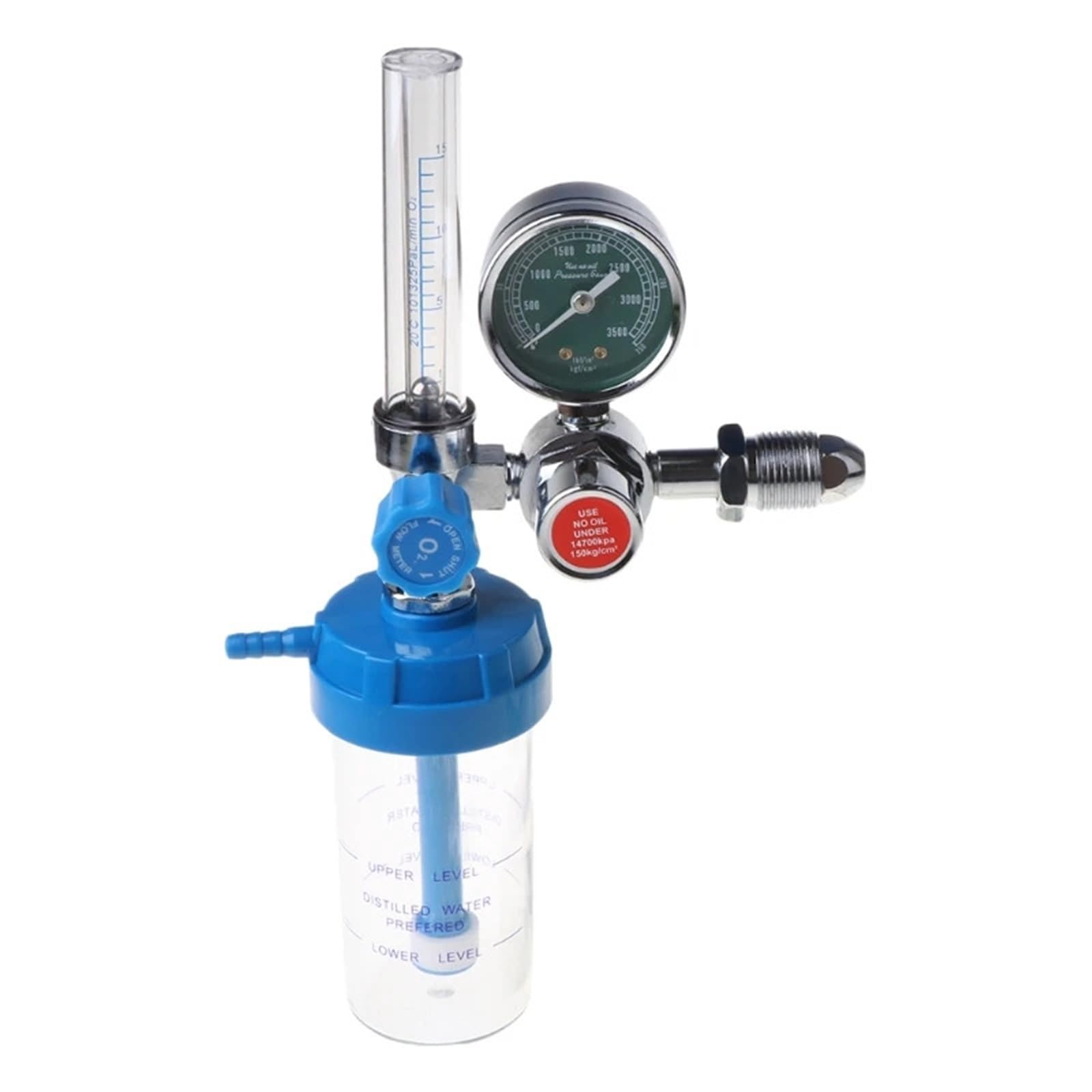 Manometr, regulator ciśnienia tlenu, inhalator, gwint żeński G5/8, reduktor ciśnienia, manometr, miernik przepływu, regulator gazu