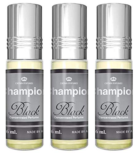 Set de 3 Almizcle Musc Champion Black AL REHAB 6ML Perfumes de...