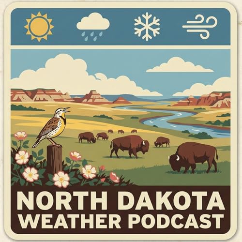Page de couverture de The North Dakota Weather Podcast
