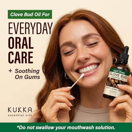 Image of 100% Pure Clove Oil - 4 Fl Oz Clove Essential Oil for Hair, Skin, Diffuser, Aromatherapy & DIY Soap Making Scent