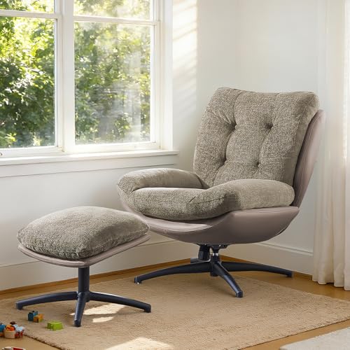 K Knowbody Swivel Chair with Ottoman