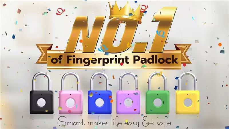 Amazon.com : Pothunder Fingerprint Padlock, Locker Lock
