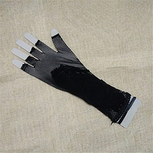 Feminine Long Mesh Fishing Finger Gloves Wedding Gloves Evening Dress Party Gloves4
