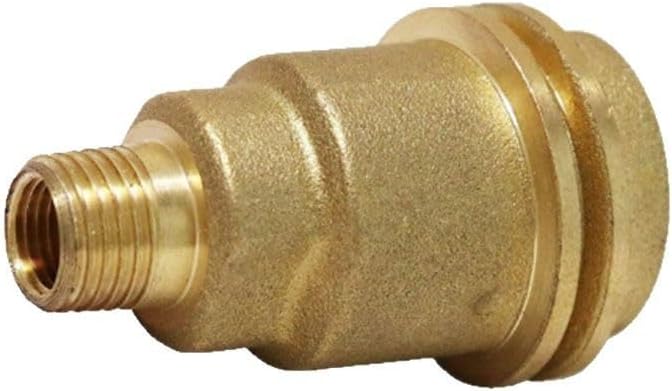 Brass Propane Adapter 1/2" NPT Male x 5.2mm Hose Connector, Durable Gas Fitting for BBQ, Heater, and RV Applications